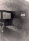 Back seat of Anna Ingraham's Duesenberg 2514; photo provided by Joseph Auch.